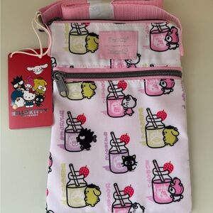 Loungefly Sanrio Hello Kitty & Friends Drinks Passport Crossbody Purse